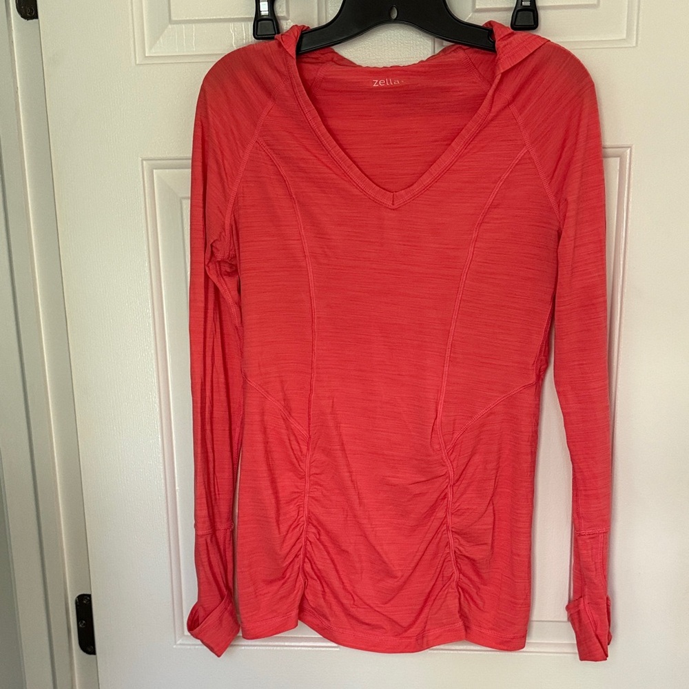 Zella activewear Coral Long Sleeve Hoodie